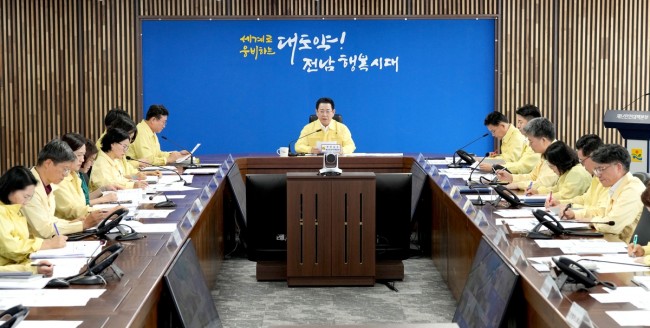 김영록 전남도지사, 호우 대응·피해 복구에 행정력 총동원 당부